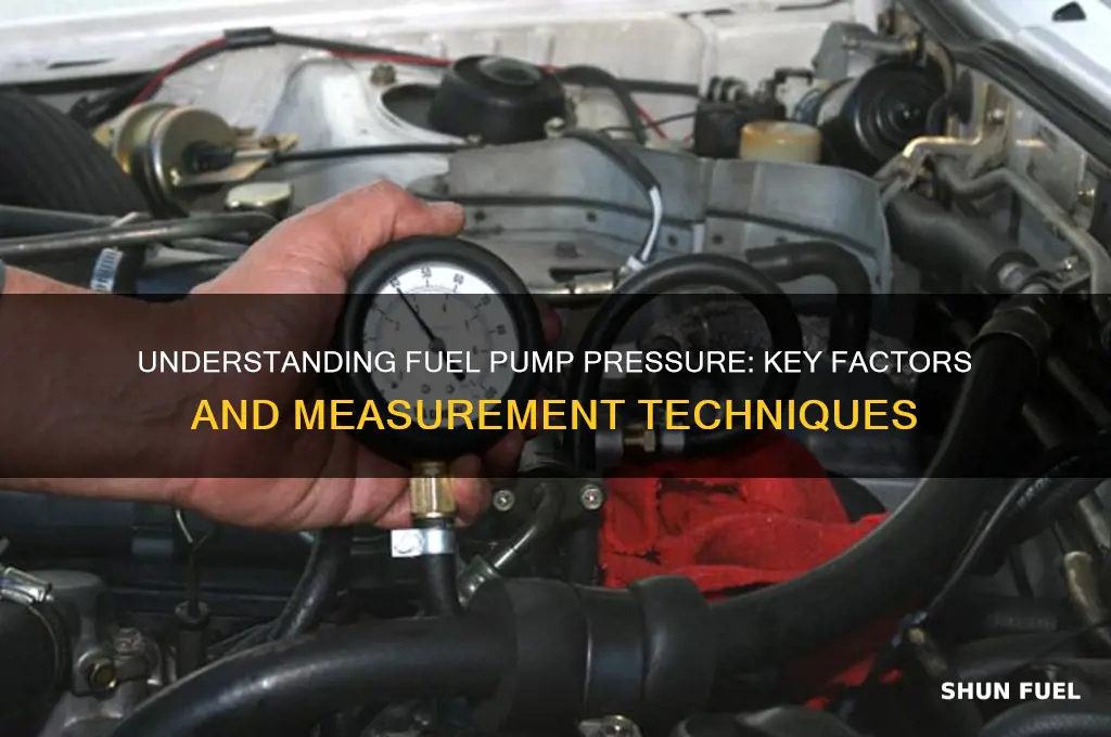 how is fuel pump pressure determine