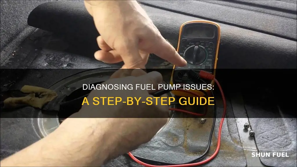 how is fuel pump replacement diagnosed