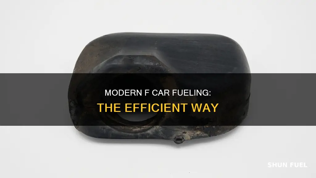 how is fuel put into a modern f car
