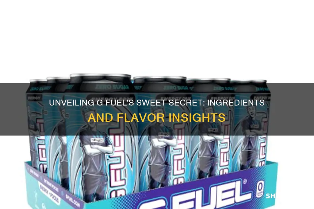 how is g fuel sweetened