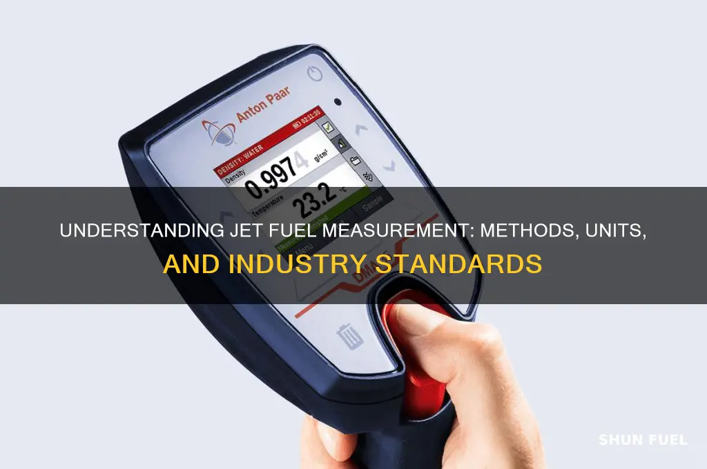how is jet fuel measured