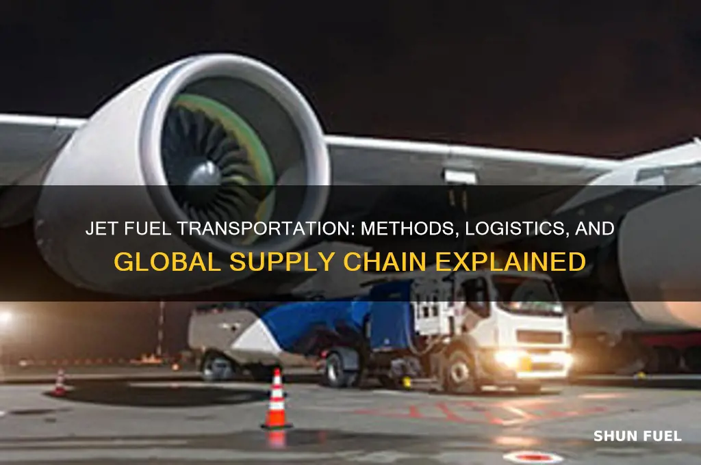 how is jet fuel transported