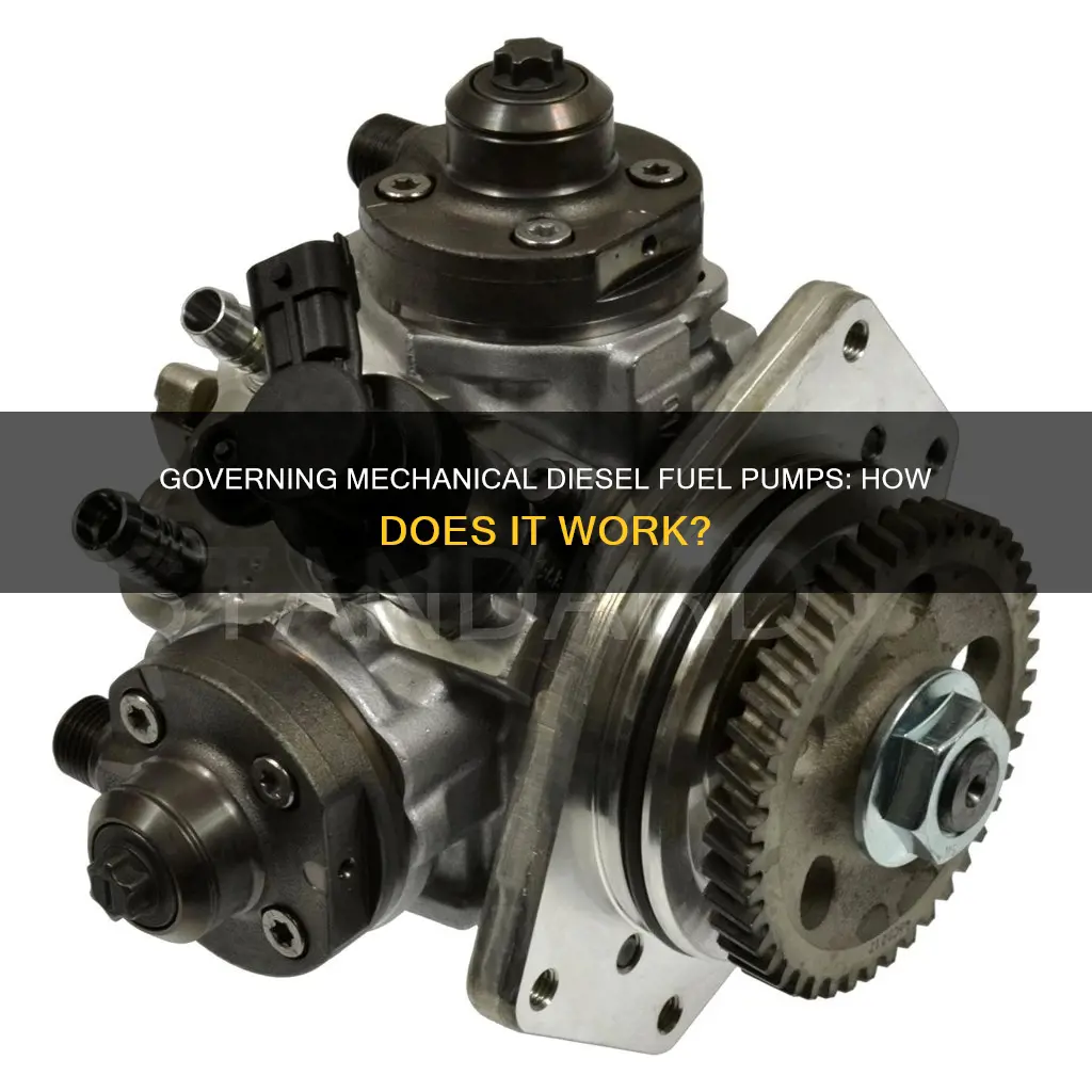 how is mechanical diesel fuel pump governed