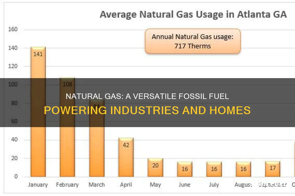 how is natural gas used as a fossil fuel