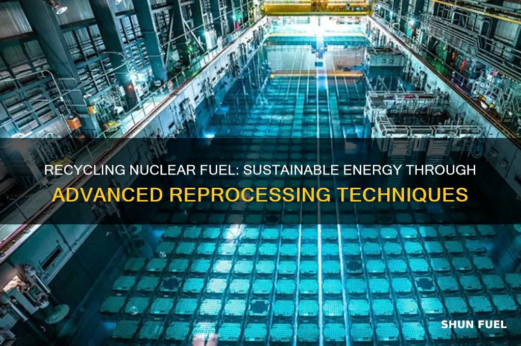 how is nuclear fuel recycled