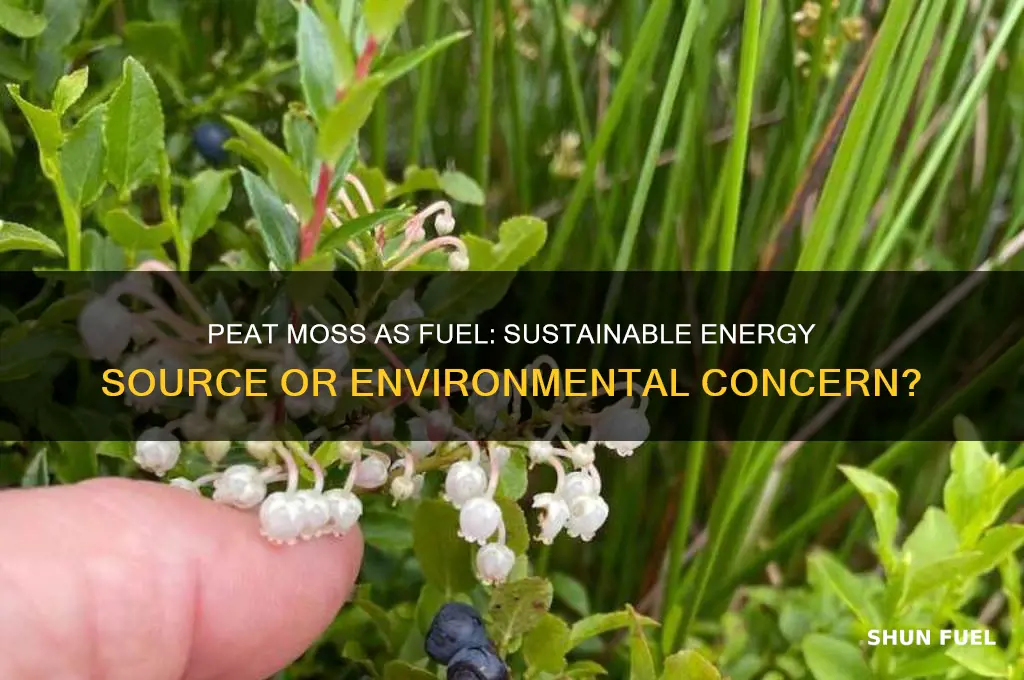 how is peat moss used as a fuel source