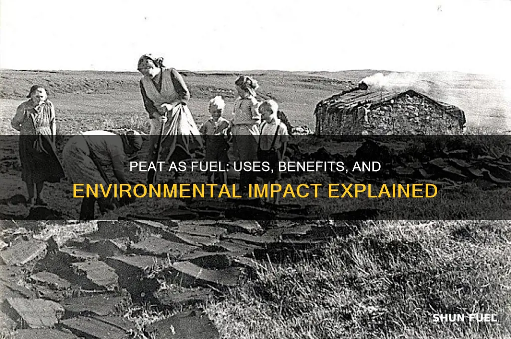 how is peat used as fuel