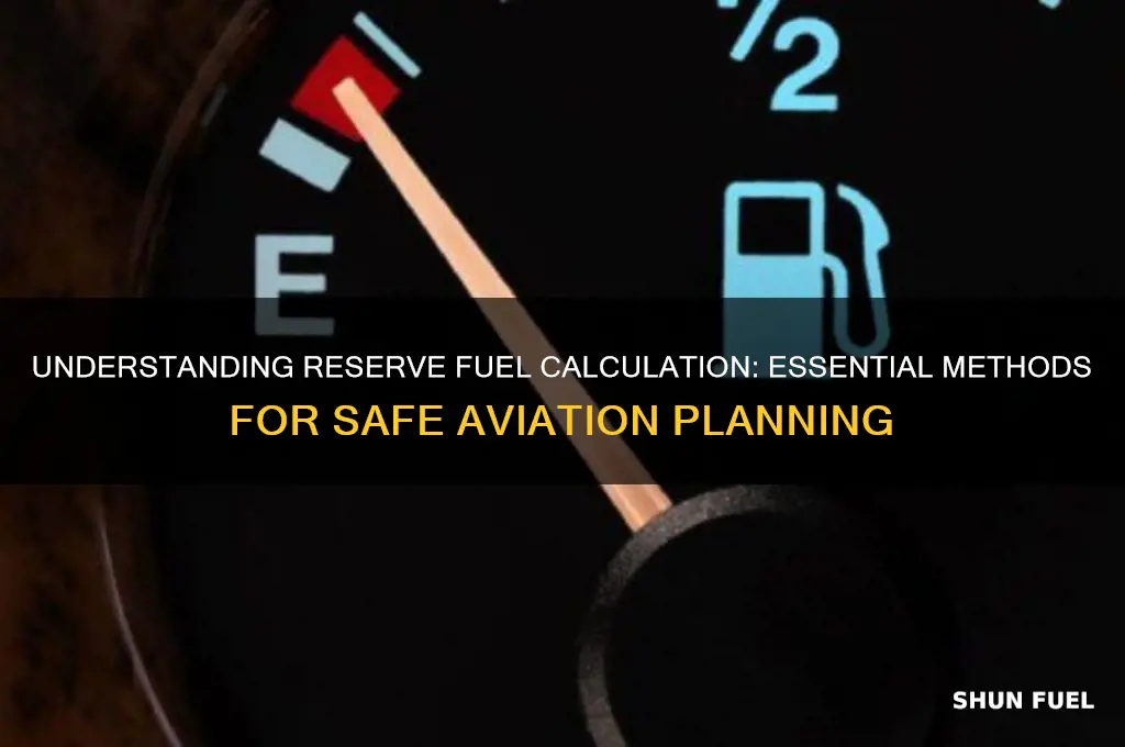how is reserve fuel calculated