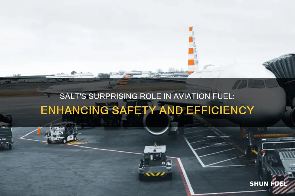 how is salt used in aviation fuel