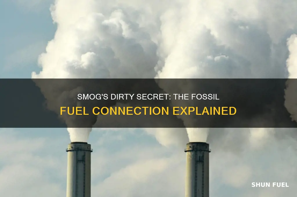 how is smog a fossil fuel