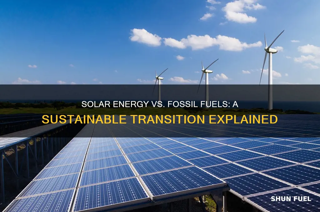 how is solar energy related to fossil fuels