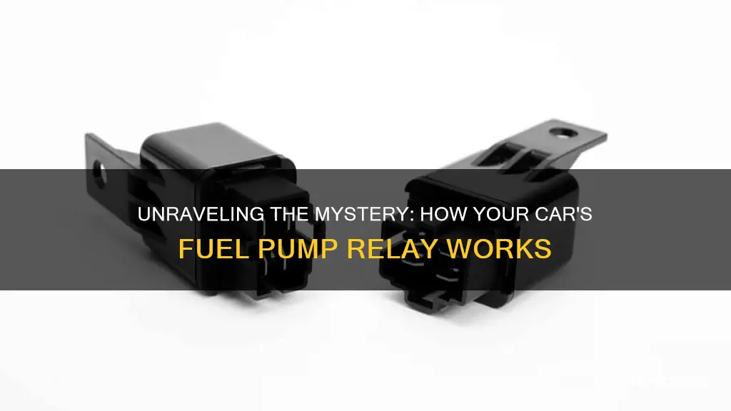 how is the car fuel pump relley works