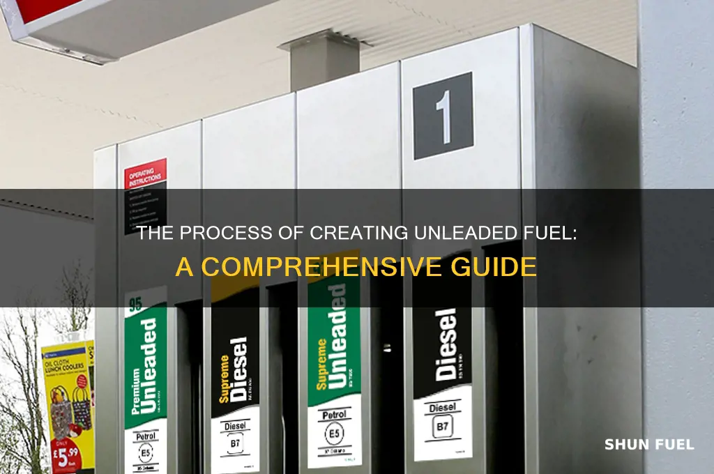 how is unleaded fuel made