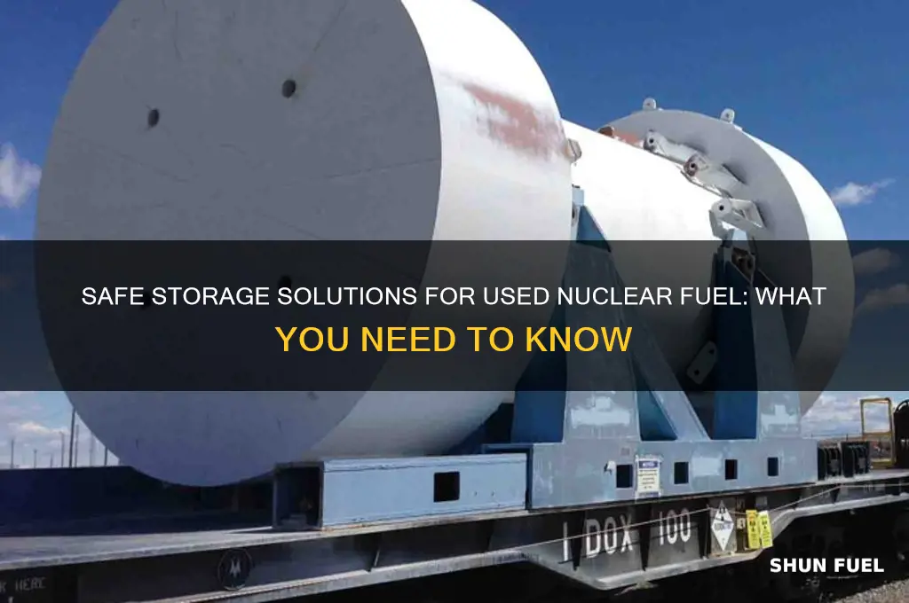 how is used nuclear fuel stored