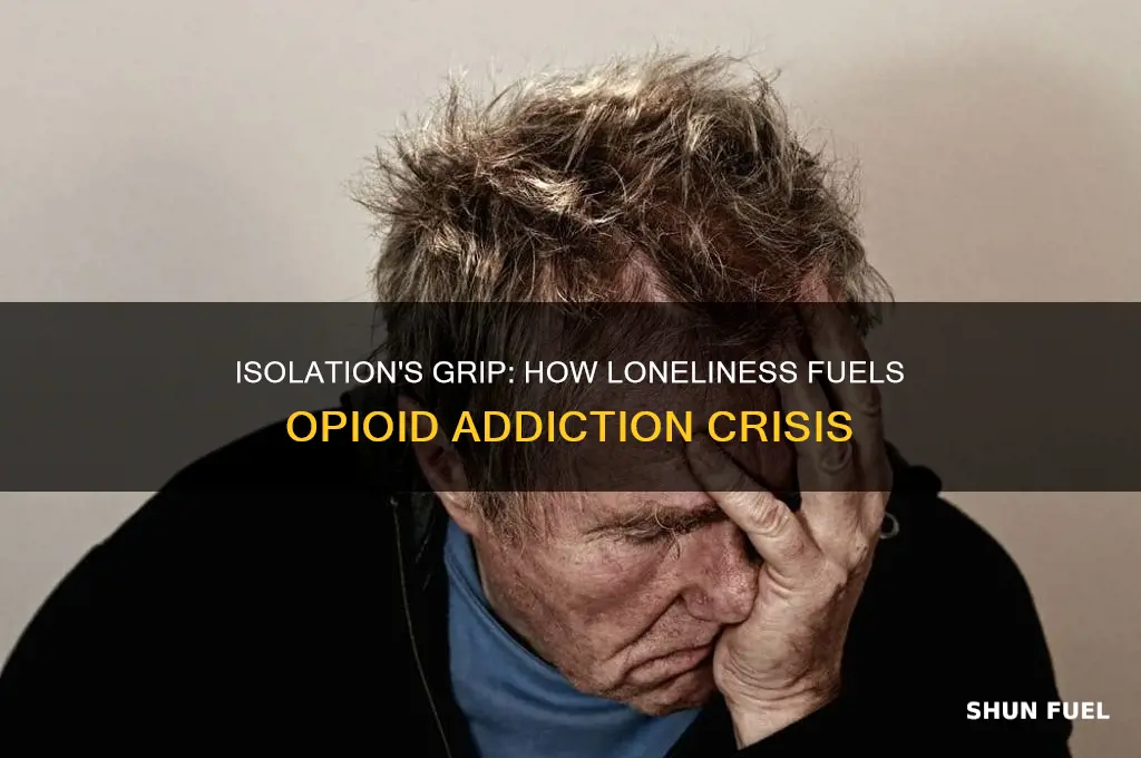 how isolation fuels opioid addiction