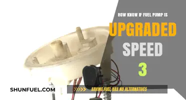 How to Identify an Upgraded Fuel Pump in Speed 3 Vehicles