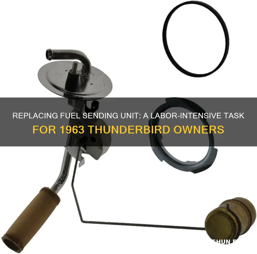 how labor to replace fuel sending unit on 1963 thunderbird