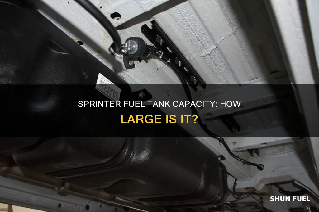 how large is 2003 sprinter fuel tank