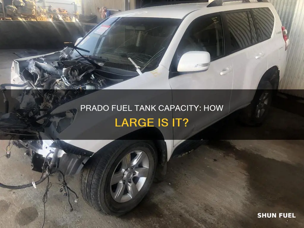 how large is a 1998 toyota prado fuel tank