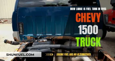 Fuel Tank Capacity of the 1995 Chevy 1500 Truck
