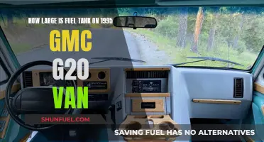 Fuel Tank Capacity for GMC G20 Vans