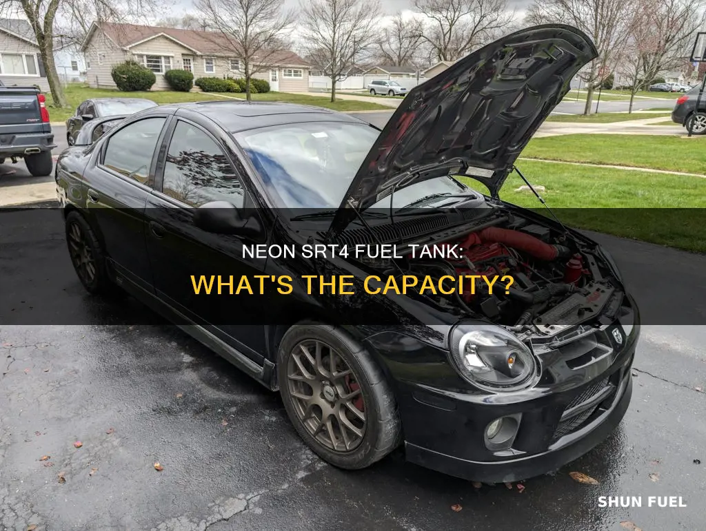 how large is the fuel tank for a neon srt4