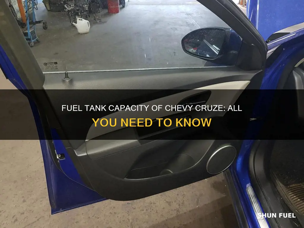 how large is the fuel tank on a chevy cruze