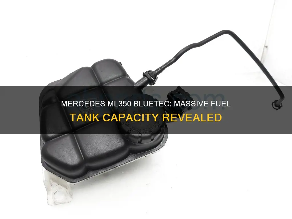 how large is the large fuel tank in ml350 blutec