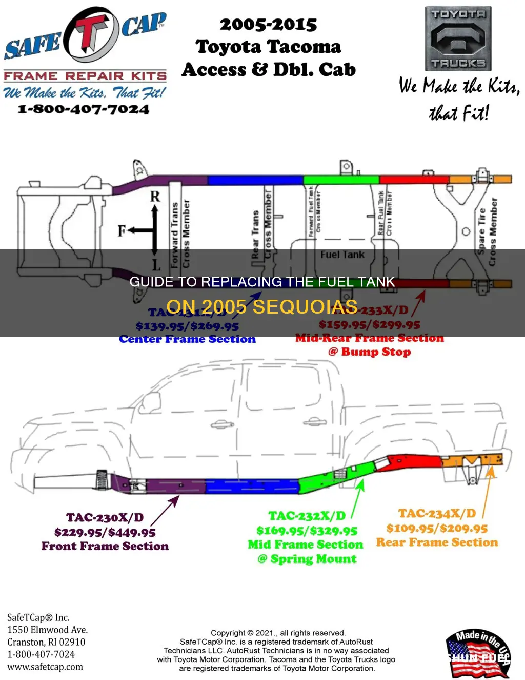 how larve fuel tank on 2005 sequoia