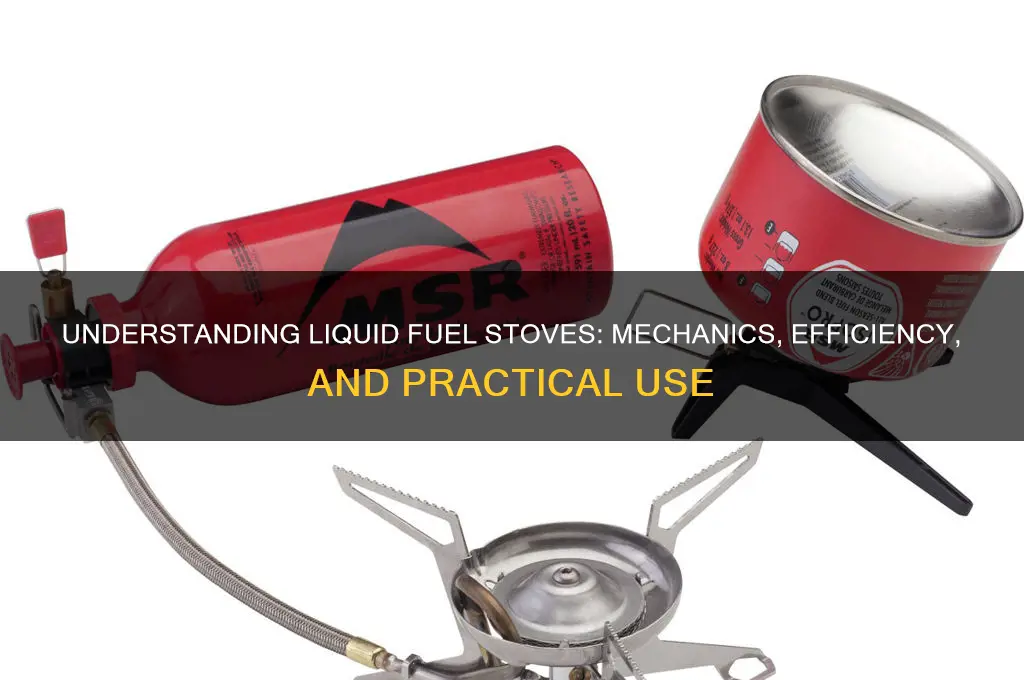 how liquid fuel stoves work