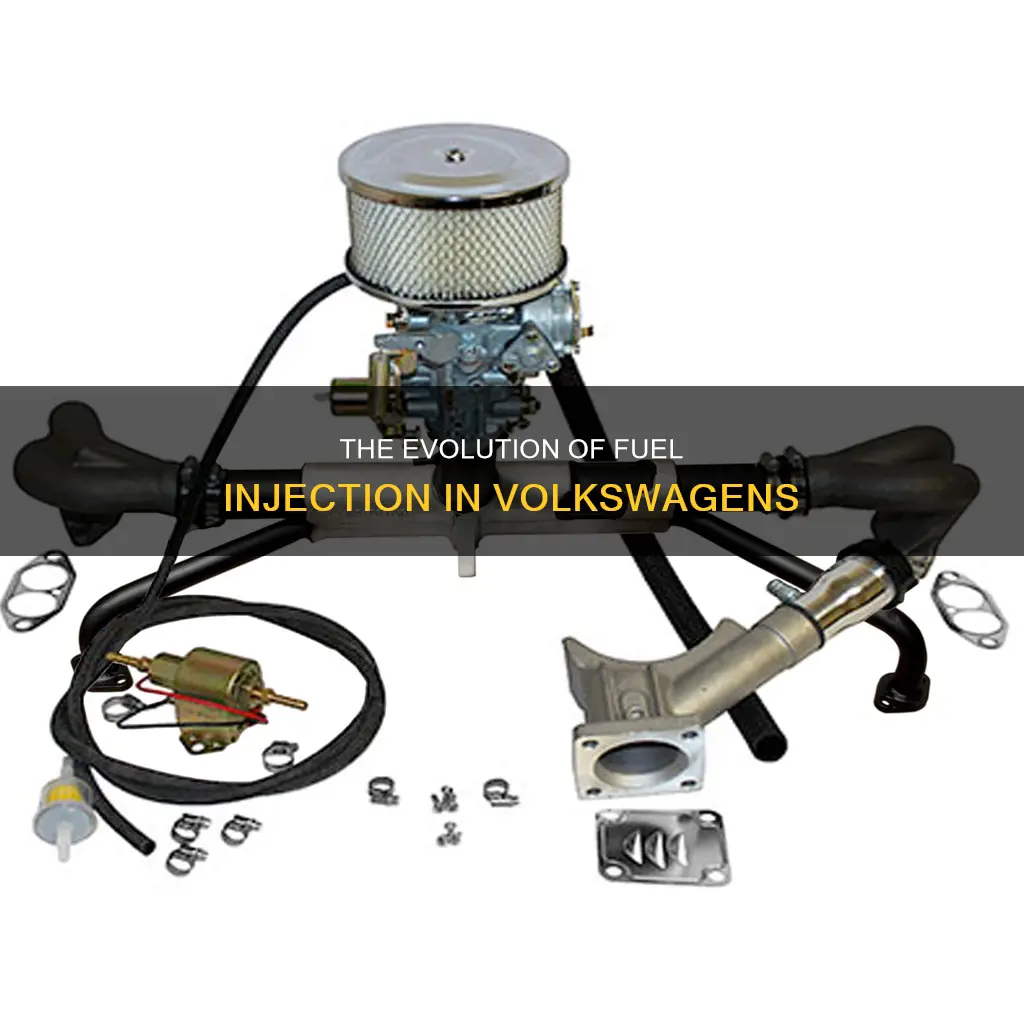 how long ago did volkwagins use fuel injectors