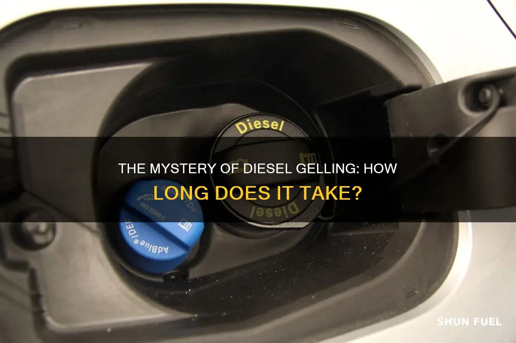 how long before diesel fuel gels