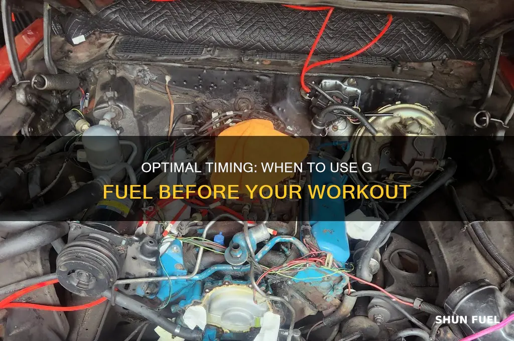 how long before working out to use g fuel