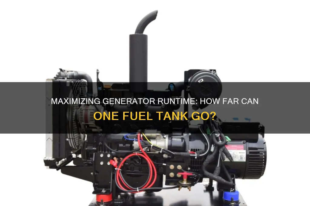 how long can 1 fuel go in a generator