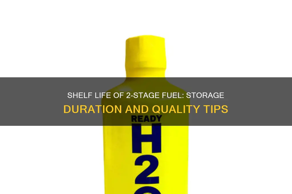 how long can 2 stage fuel be kept