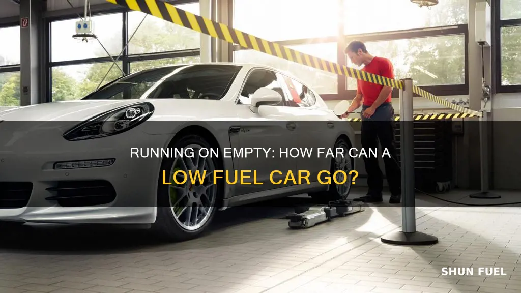 how long can a car go on low fuel