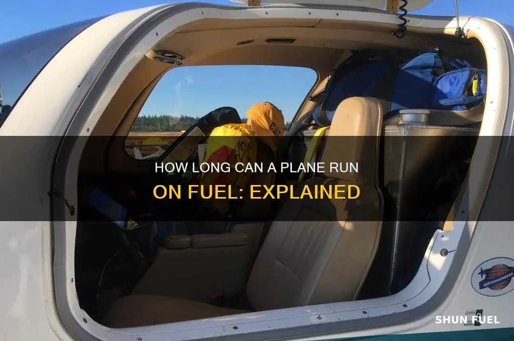 how long can a plane run on fuel