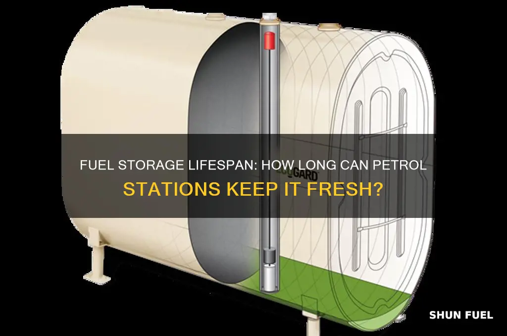 how long can fuel be stored at a petrol station