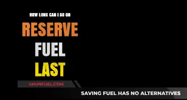 Maximizing Reserve Fuel: How Long Can Your Vehicle Truly Last?