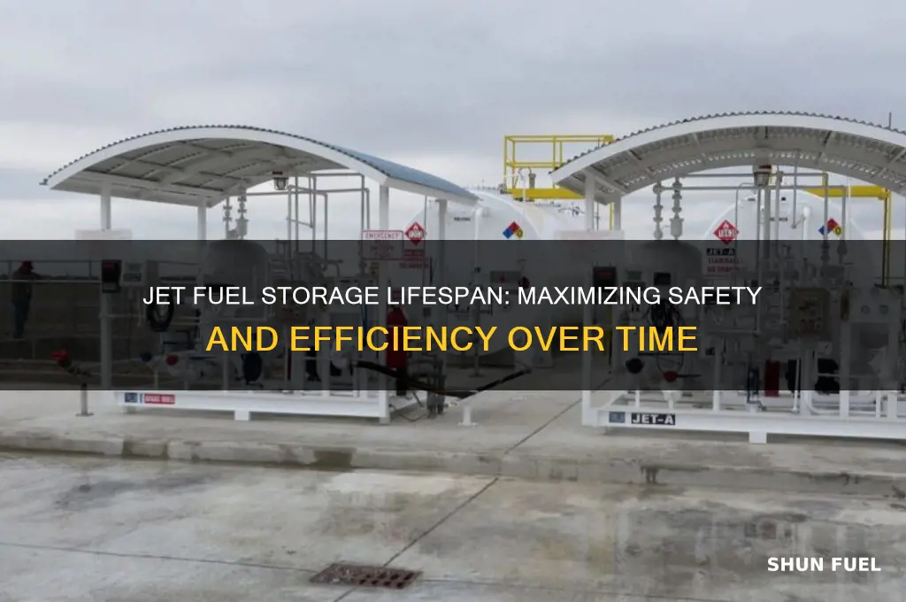how long can jet fuel be stored