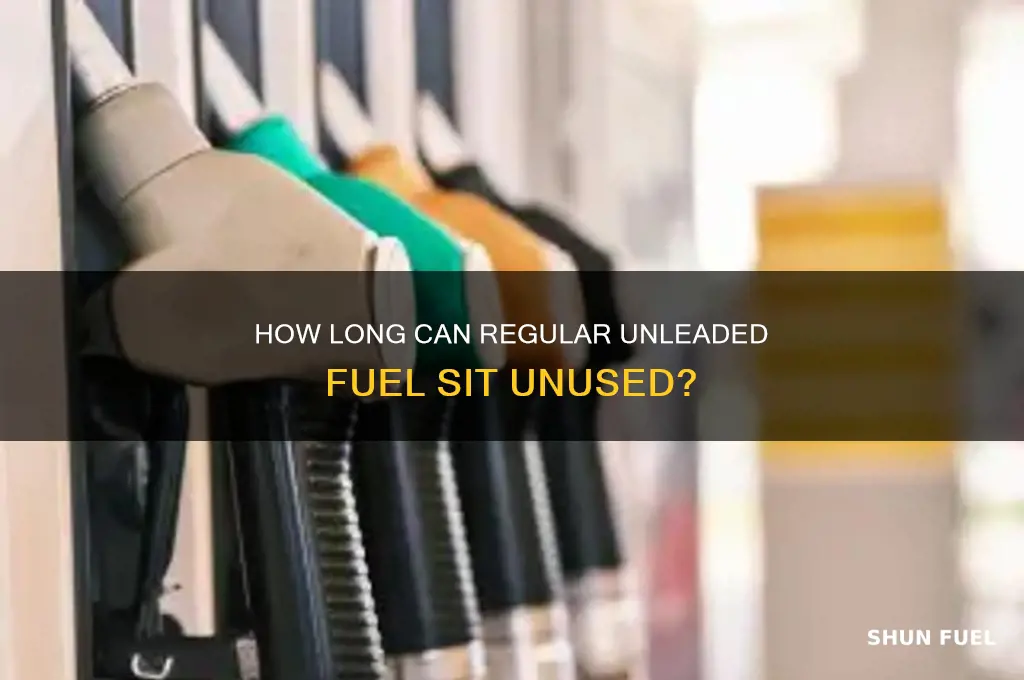how long can reg unkeaded fuel sit