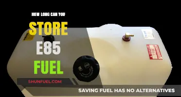 E85 Fuel Storage: How Long Can You Safely Keep It?