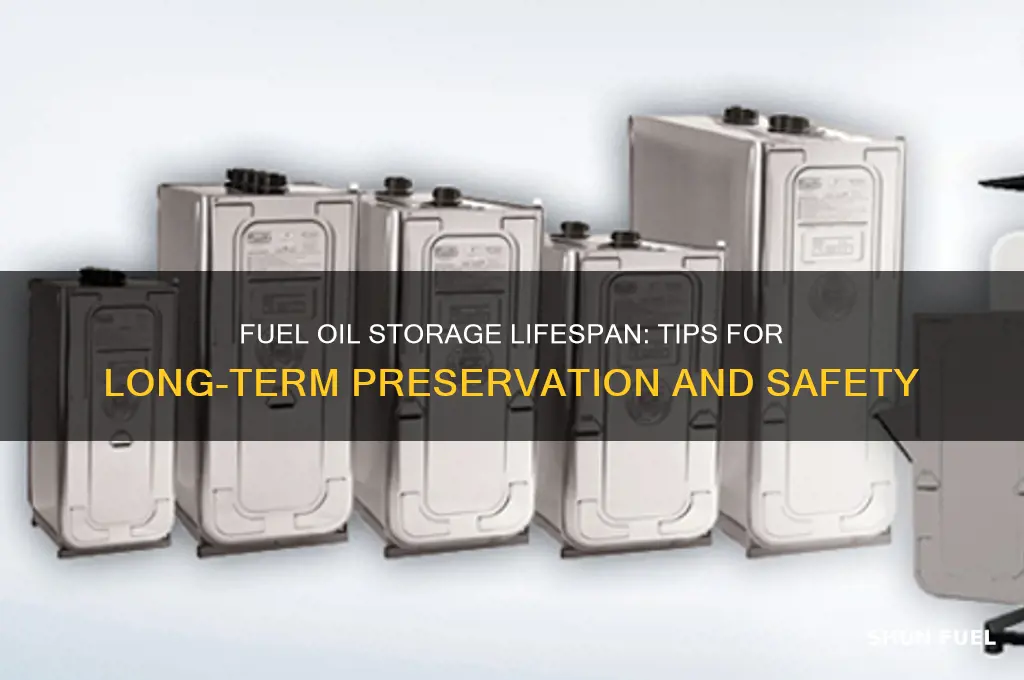 how long can you store fuel oil