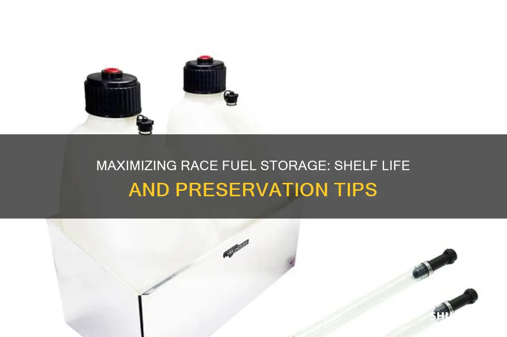 how long can you store race fuel