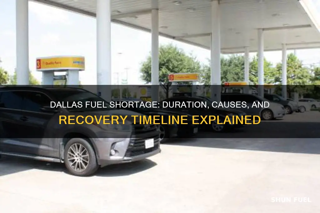 how long dallas fuel shortage