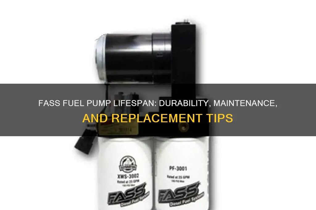 how long do fass fuel pumps last