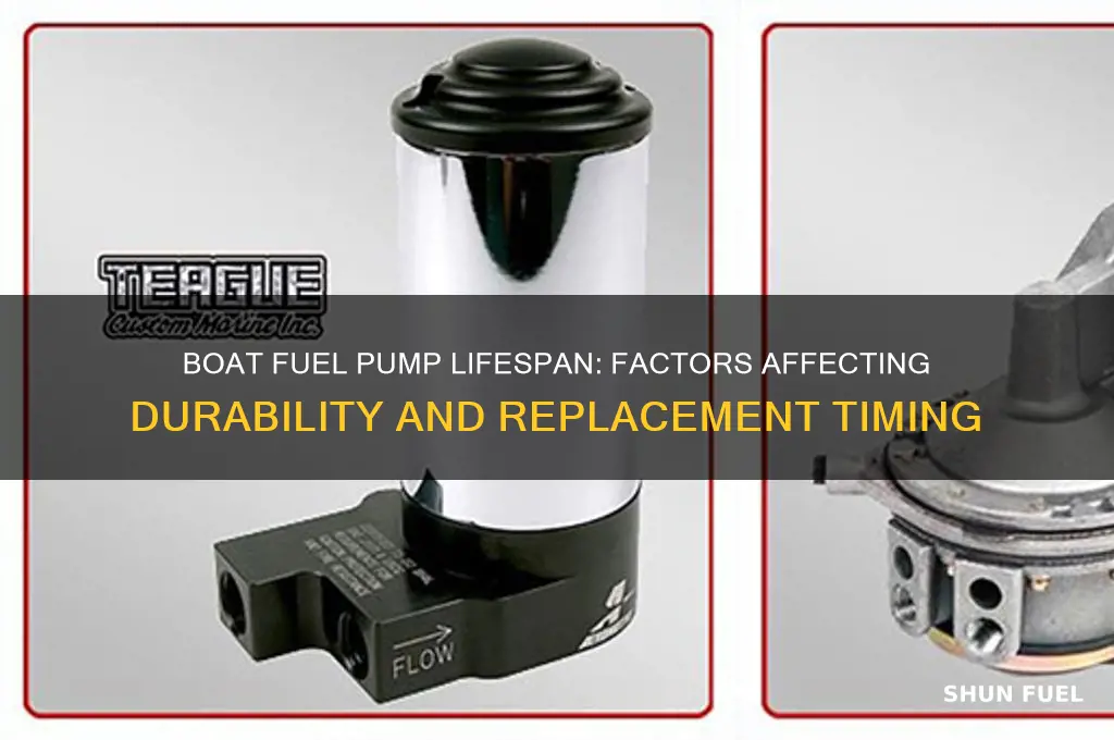how long do fuel pumps last on a boat