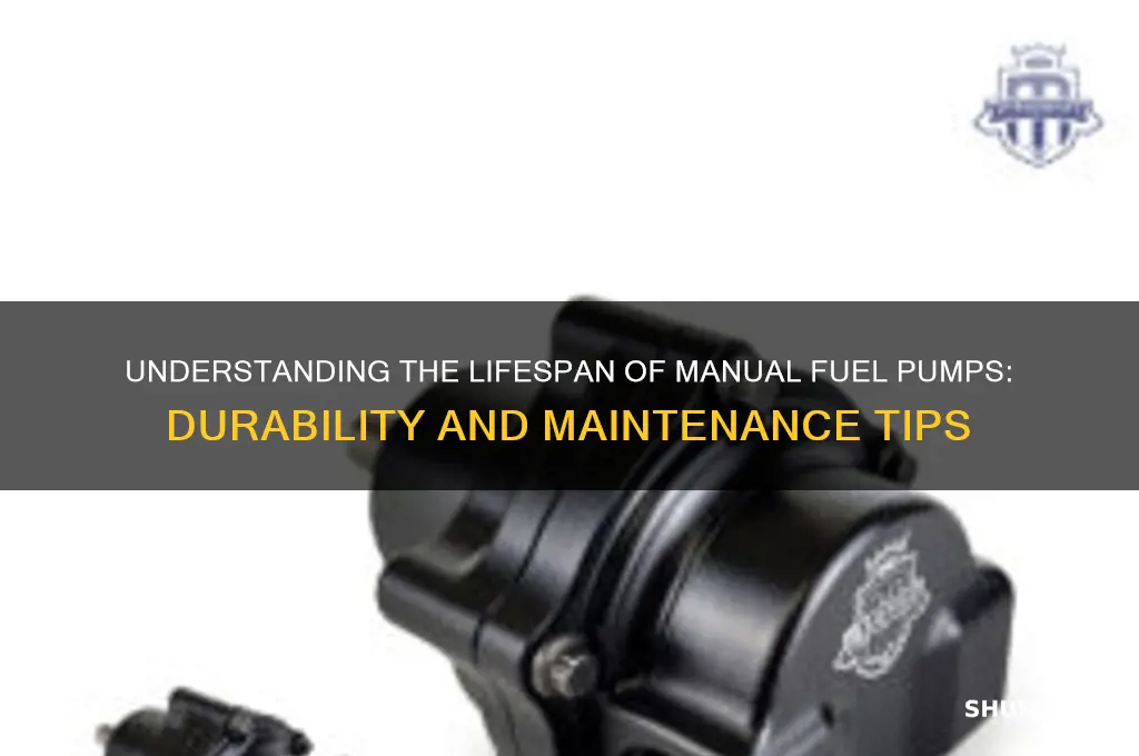 how long do manual fuel pumps typically last