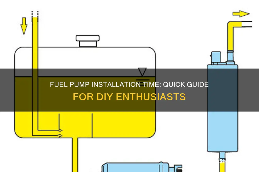 how long does a fuel pump take to install