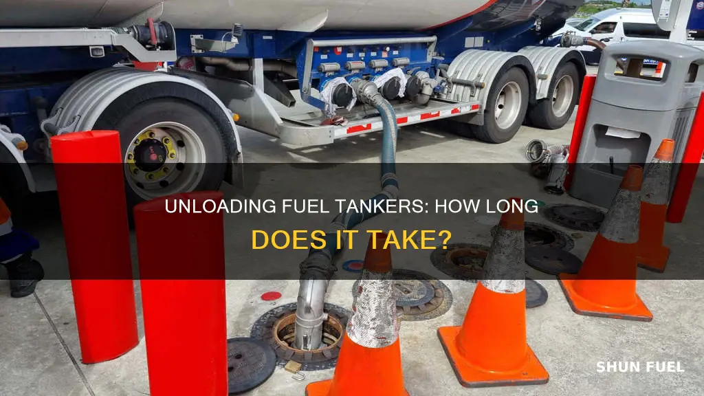 how long does a fuel tanker take to unload